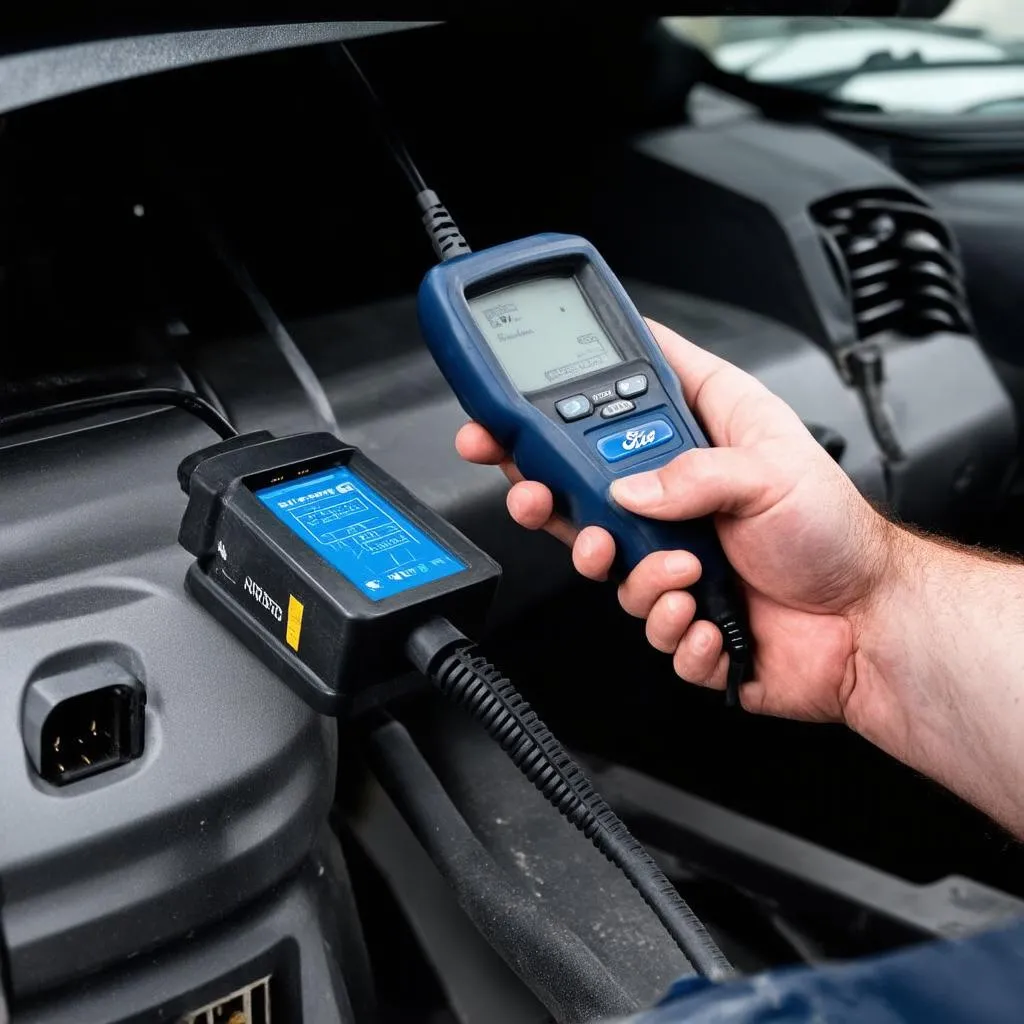 OBD2 Scanner in Use